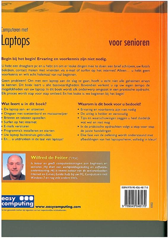 Achterkant van Computeren met Laptops voor senioren