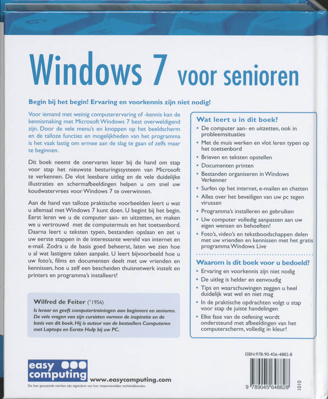 Achterkant van Windows 7 voor senioren