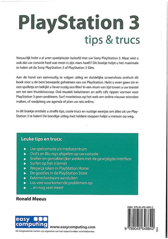 Achterkant van Playstation 3 Tips & Trucs