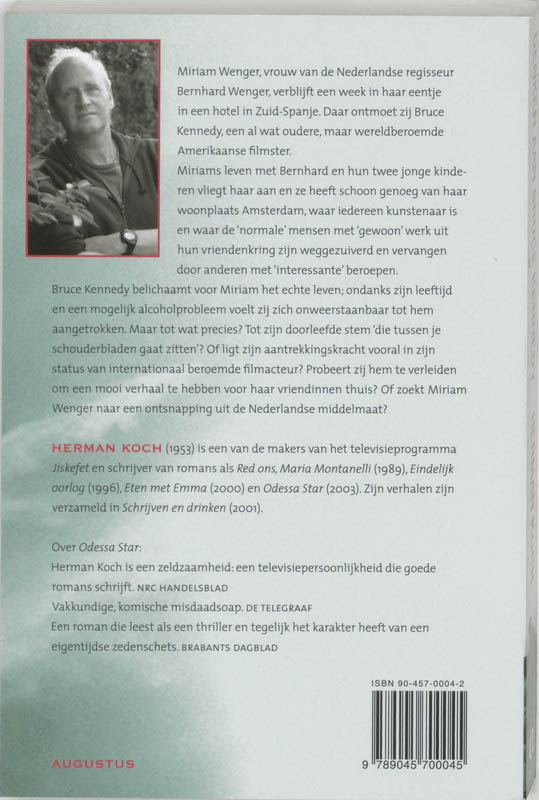 Achterkant van Denken aan Bruce Kennedy