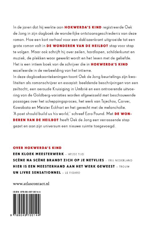 Achterkant van De wonderen van de heilbot