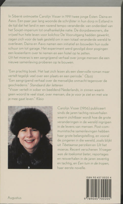 Achterkant van Uit het moeras