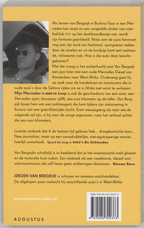 Achterkant van Mijn mercedes is niet te koop