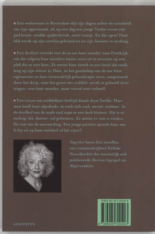 Achterkant van Veeg teken