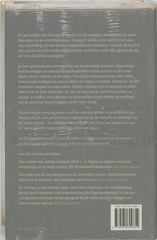 Achterkant van Zhuang Zi - De volledige geschriften