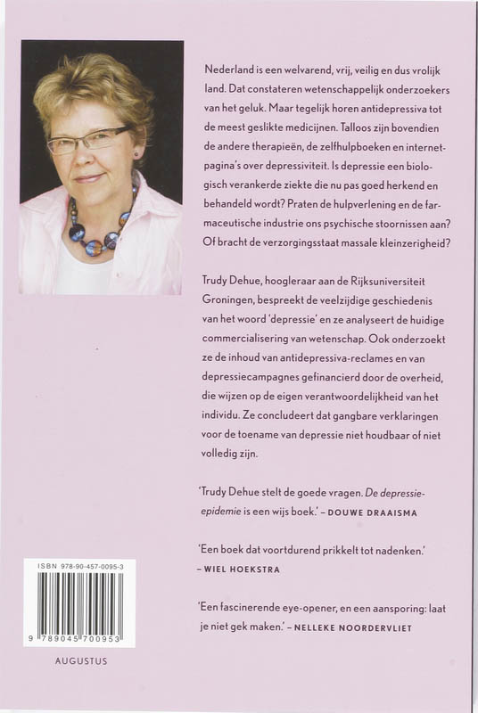 Achterkant van De depressie-epidemie