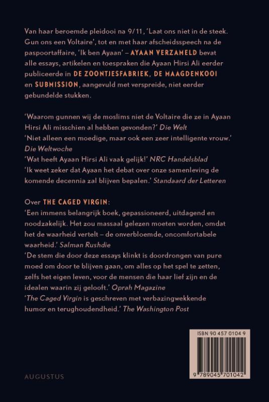 Achterkant van Ayaan verzameld