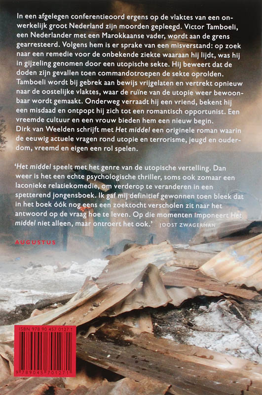 Achterkant van Het middel