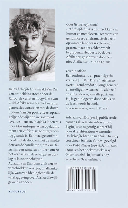 Achterkant van Beloofde land en In Afrika