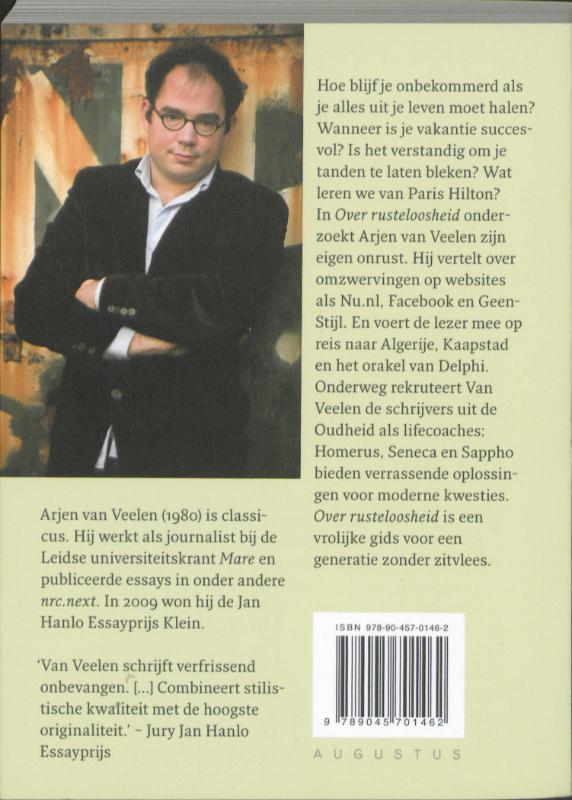 Achterkant van Over rusteloosheid