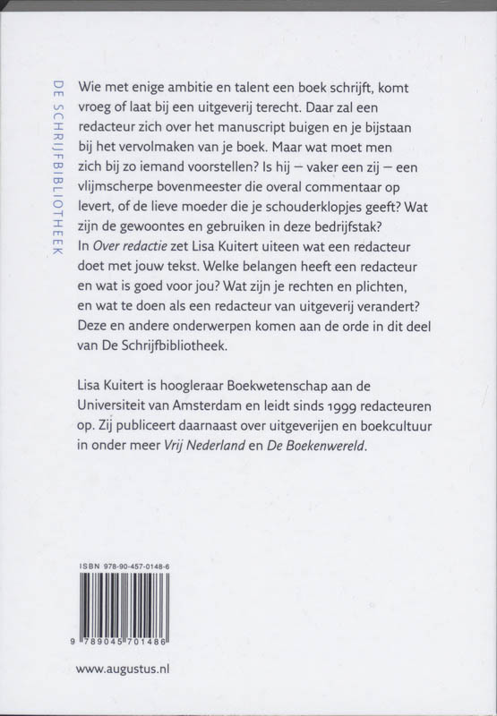 Achterkant van Over redactie