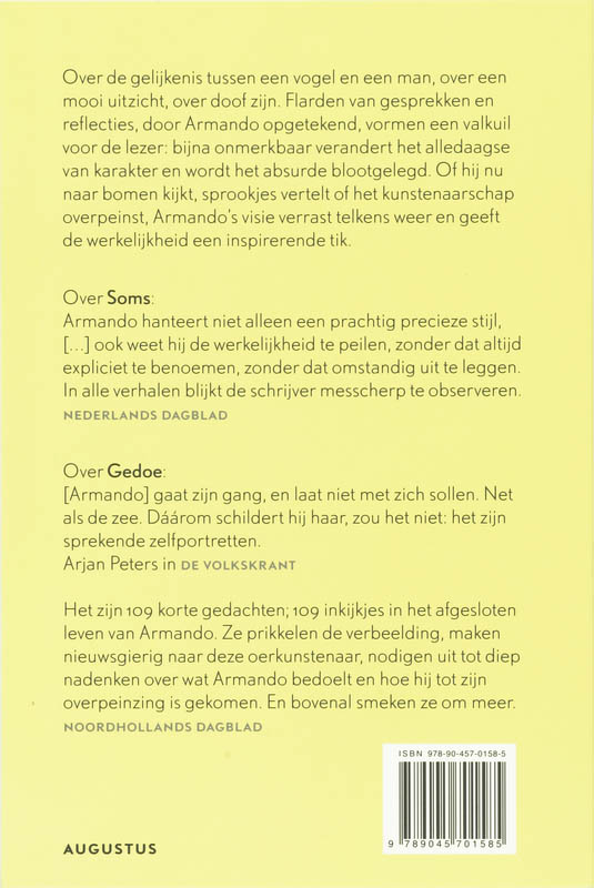 Achterkant van Nee
