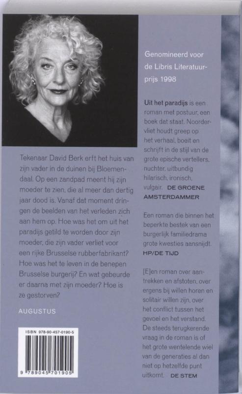 Achterkant van Uit het paradijs