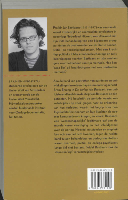 Achterkant van De oorlog van Bastiaans