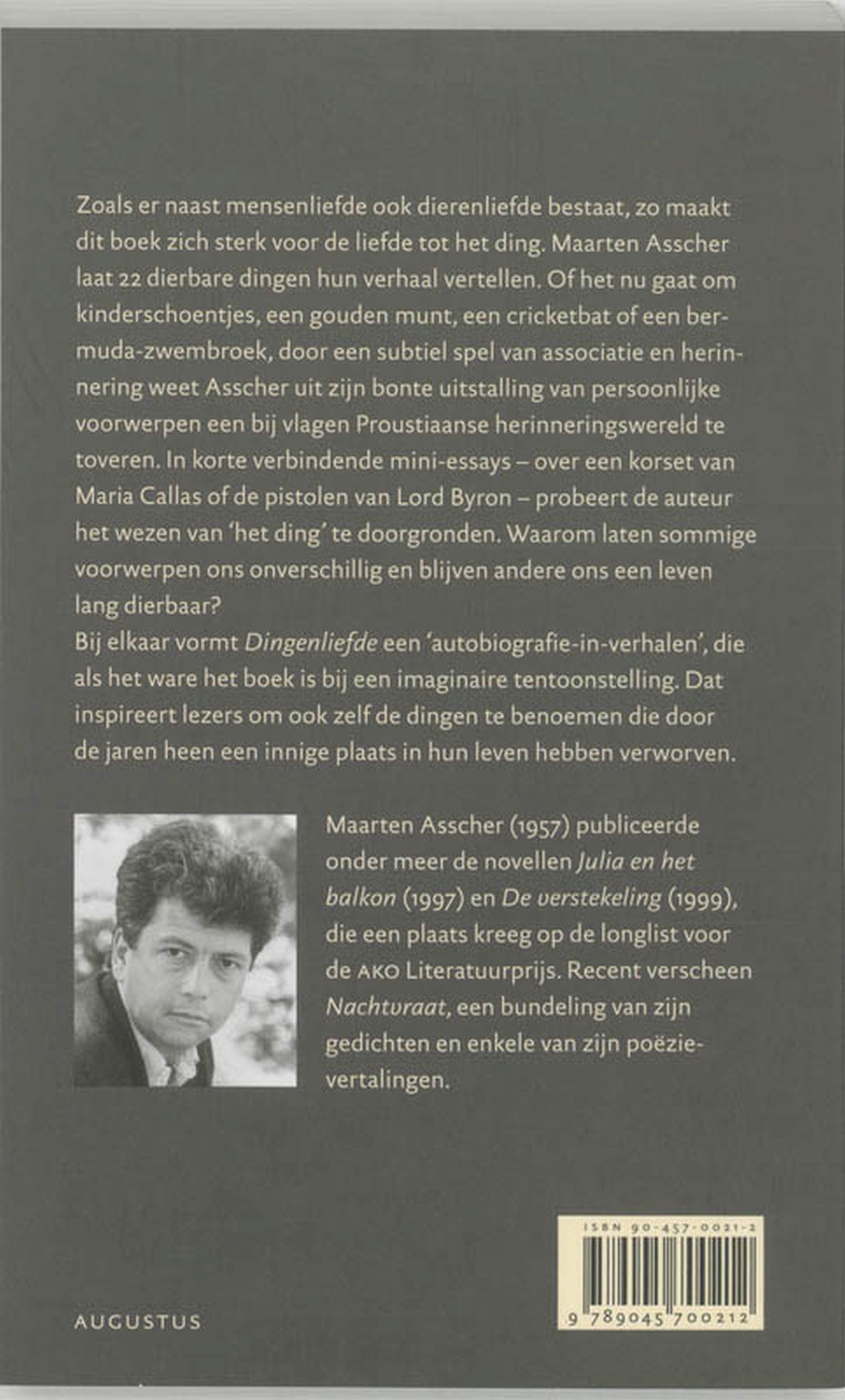 Achterkant van Dingenliefde