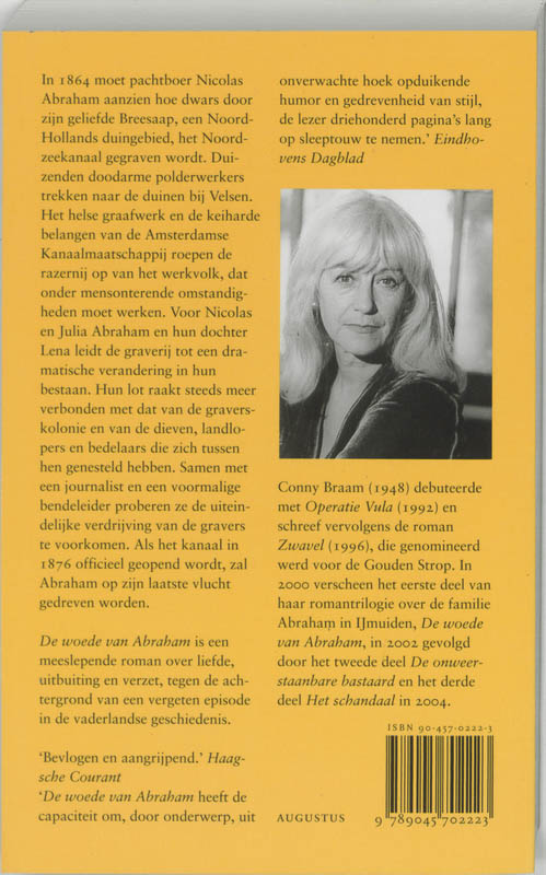 Achterkant van De woede van Abraham