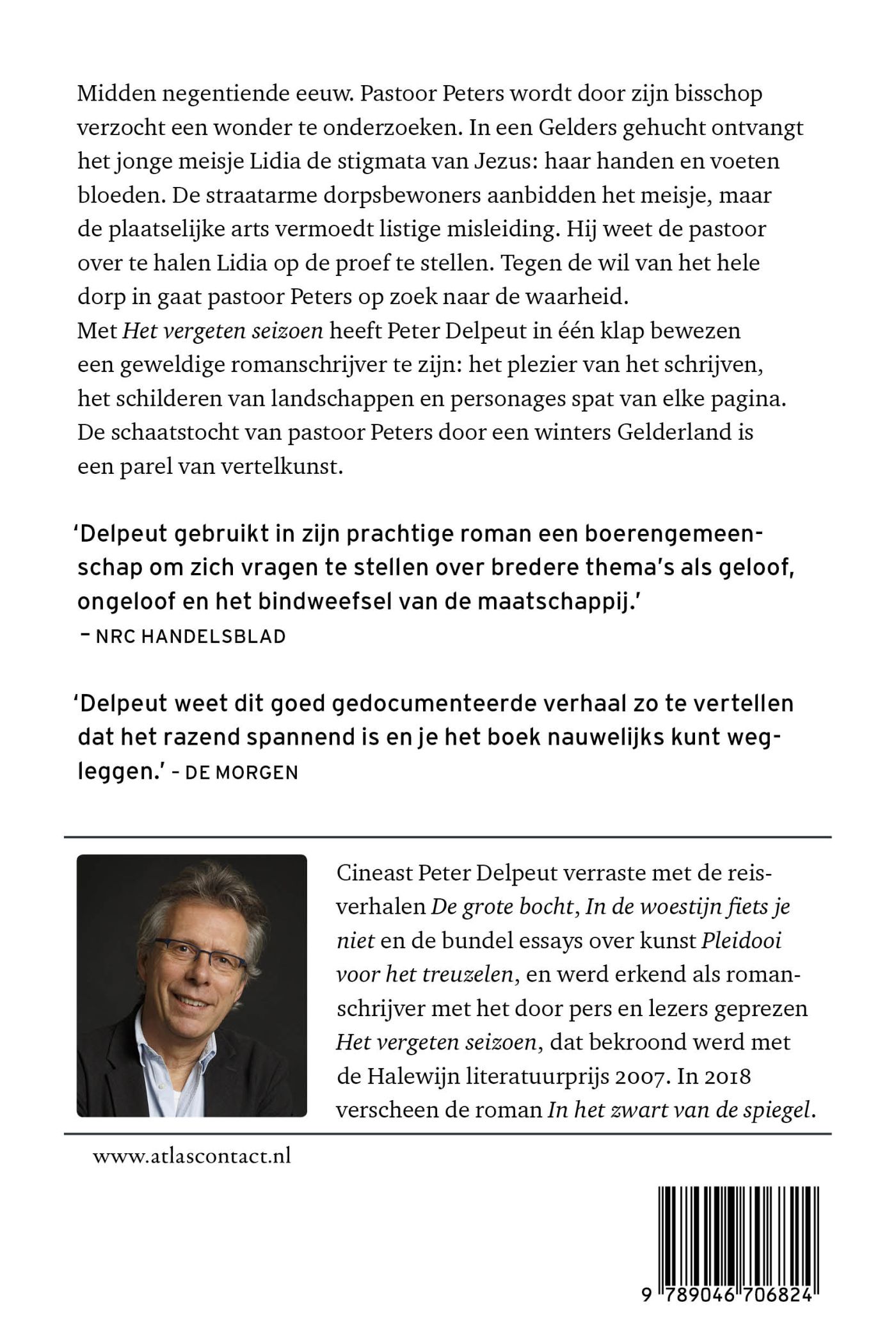 Achterkant van Het vergeten seizoen