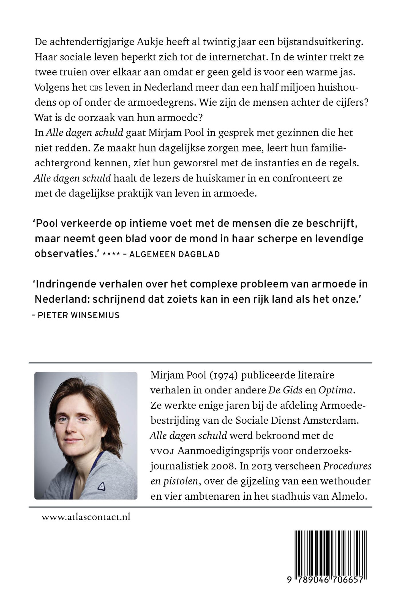 Achterkant van Alle dagen schuld