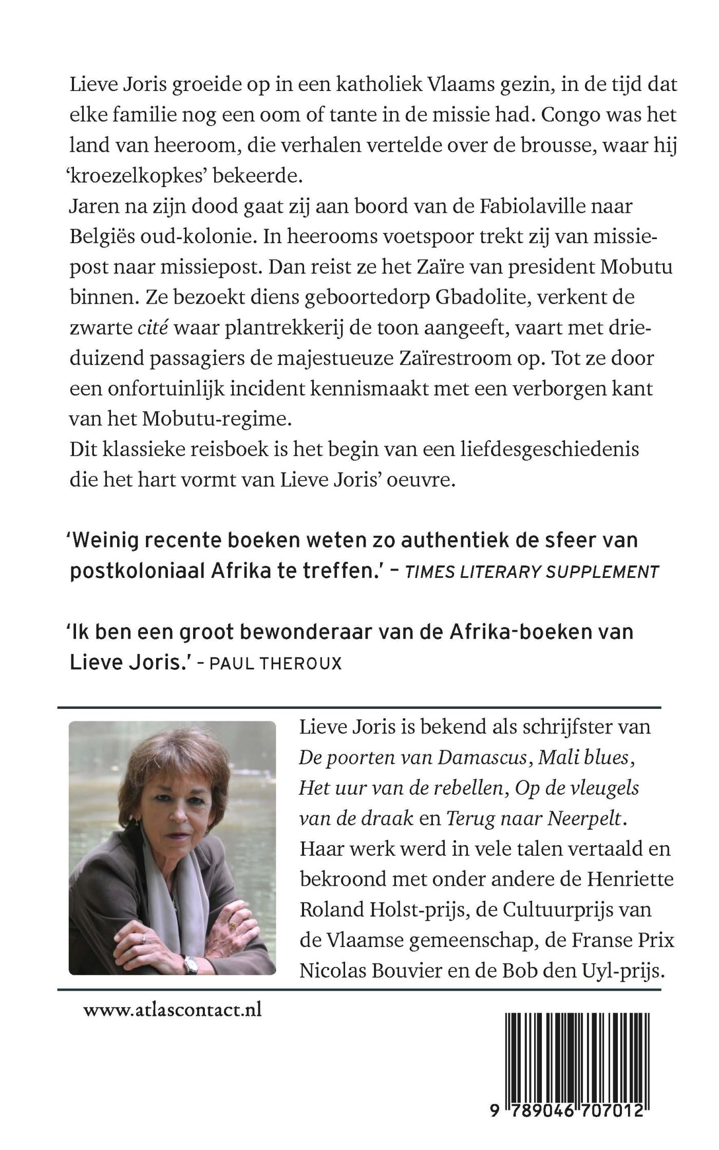 Achterkant van Terug naar Congo