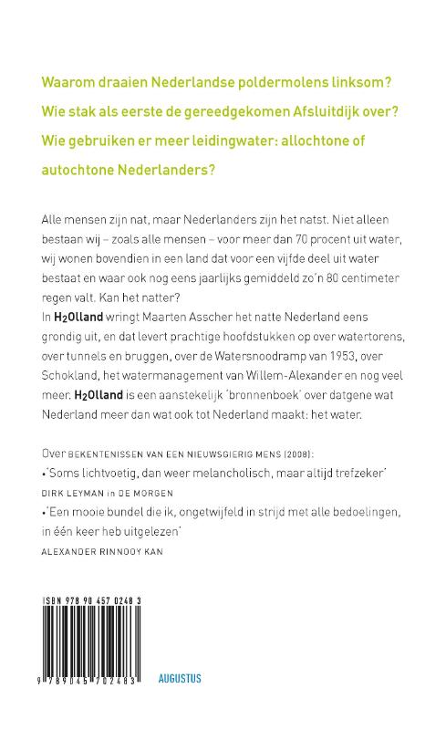 Achterkant van H2Olland