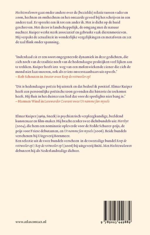 Achterkant van Hechtzwaluwen