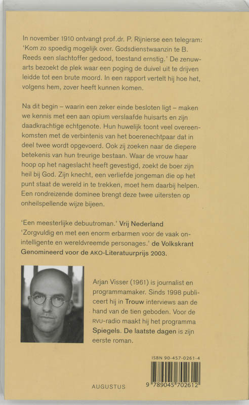 Achterkant van De laatste dagen
