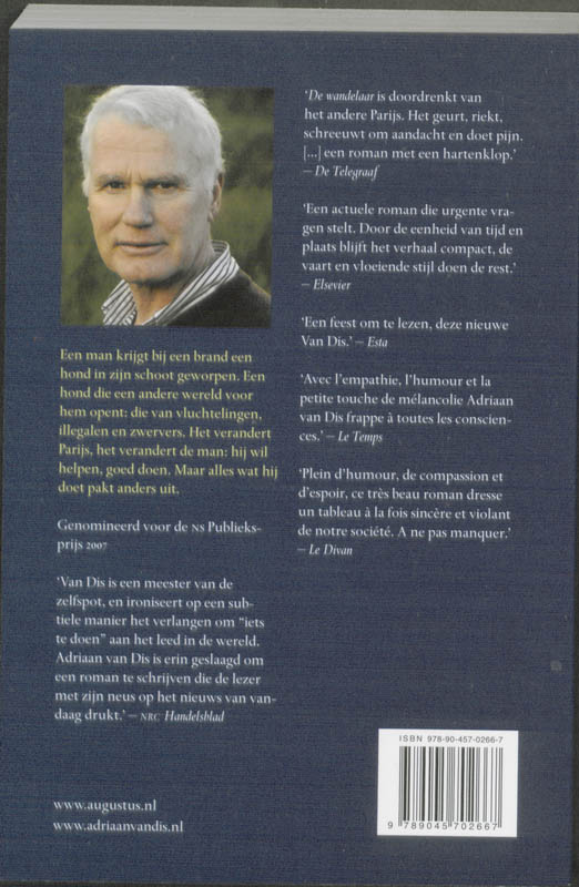 Achterkant van De wandelaar