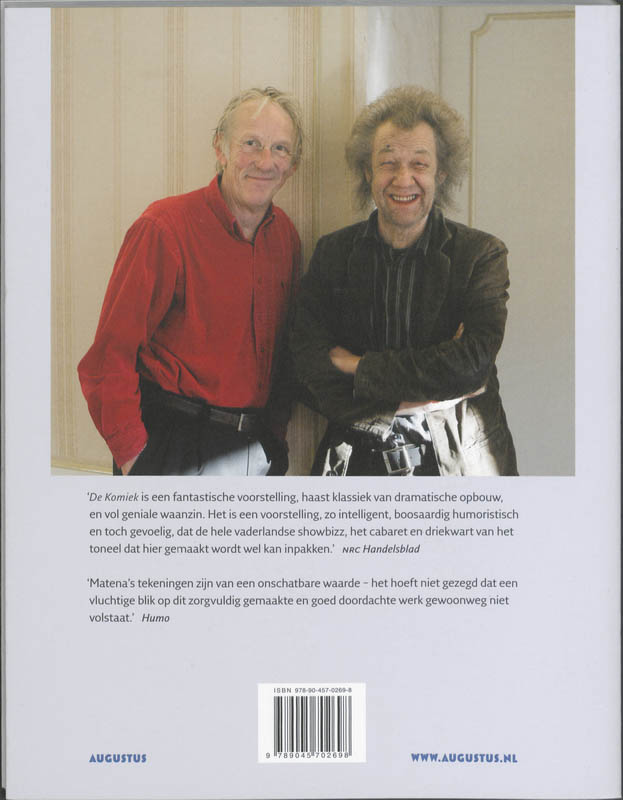 Achterkant van De komiek