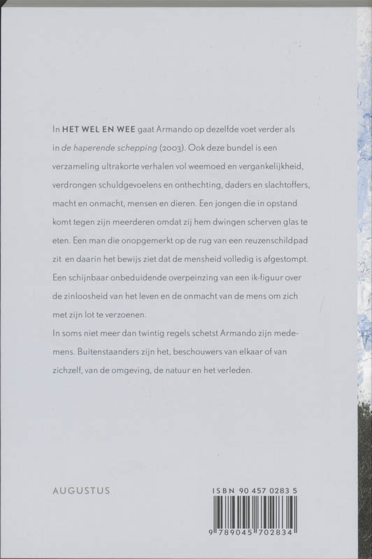 Achterkant van Het wel en wee