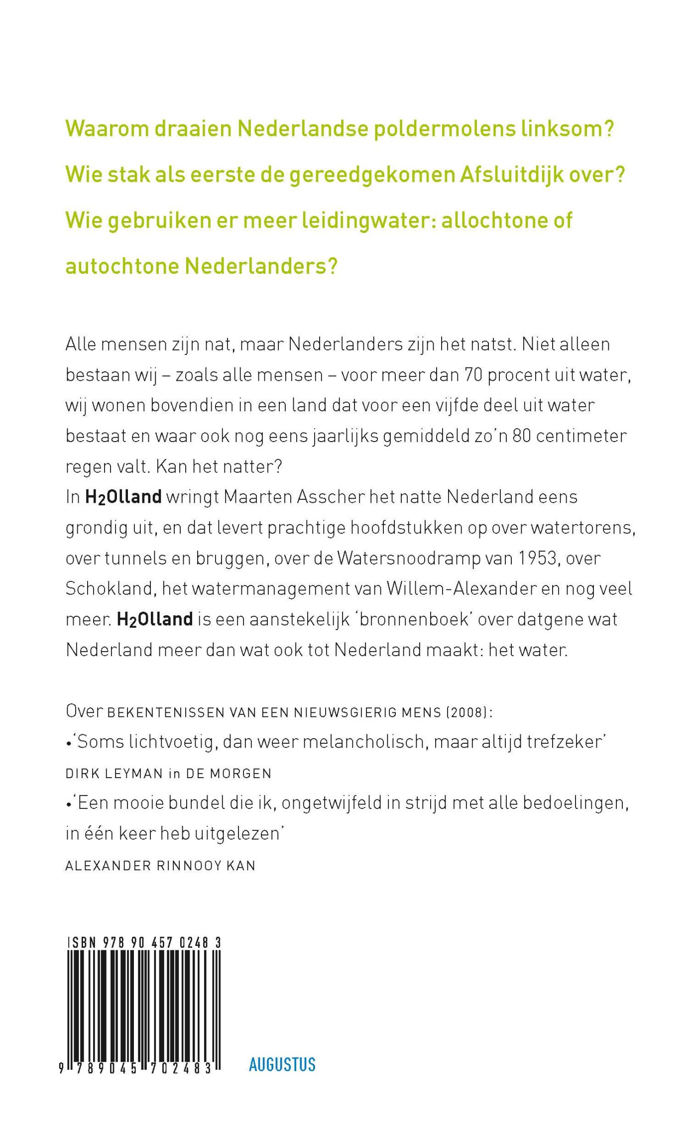 Achterkant van H2Olland