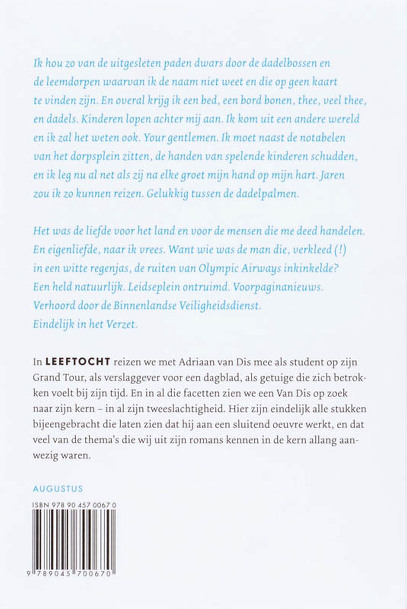 Achterkant van Leeftocht
