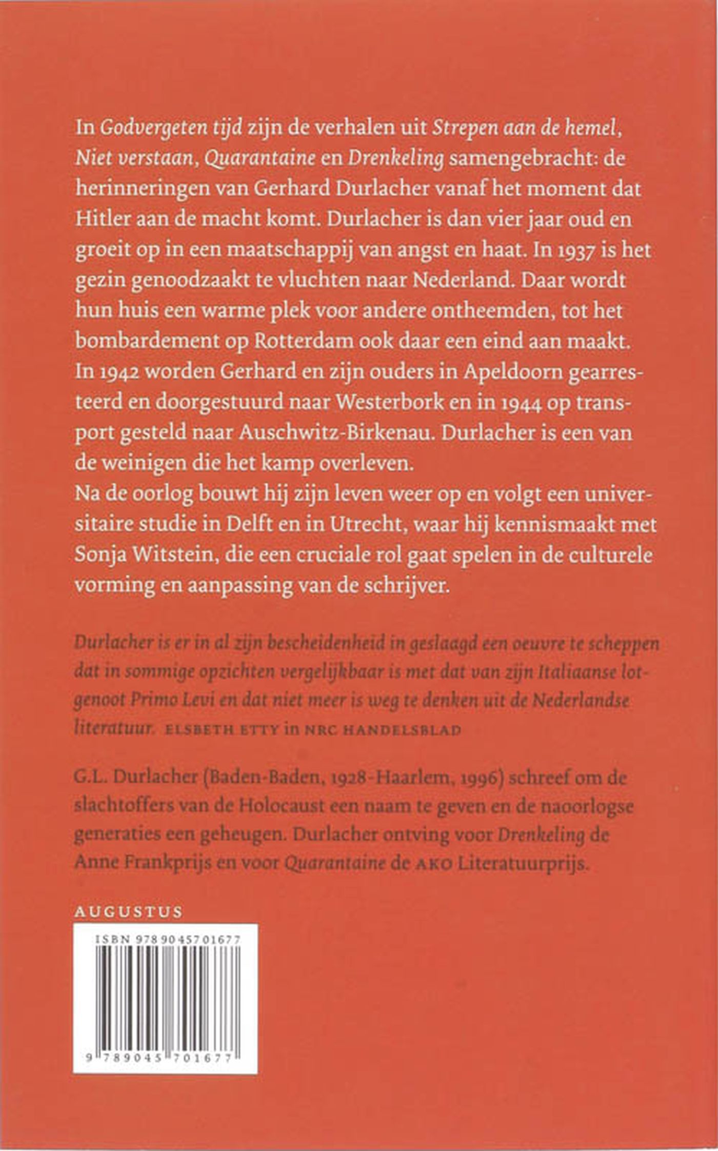 Achterkant van Godvergeten tijd