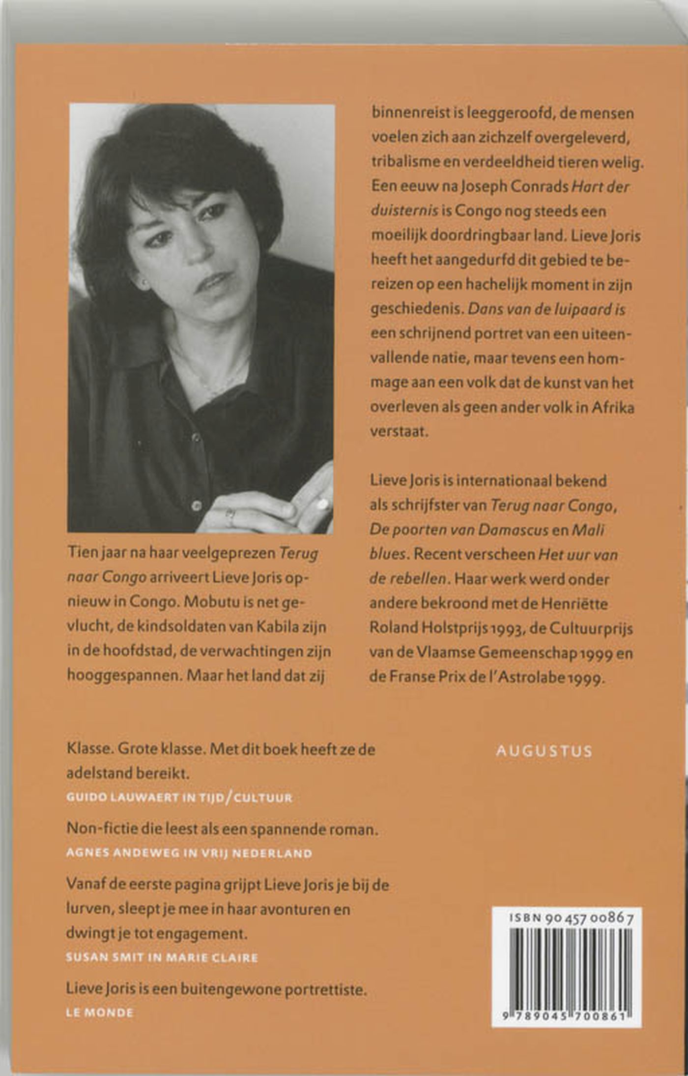 Achterkant van Dans van de luipaard