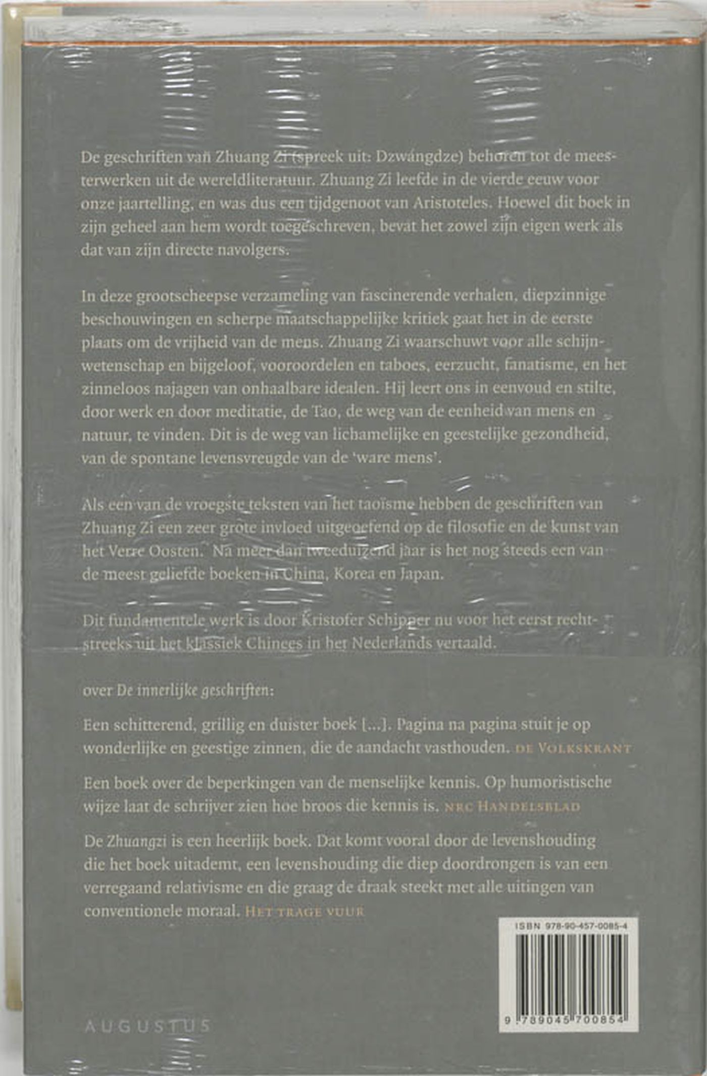 Achterkant van Zhuang Zi - De volledige geschriften