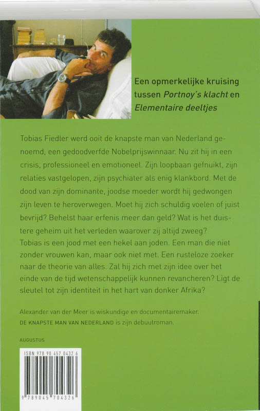 Achterkant van De knapste man van Nederland