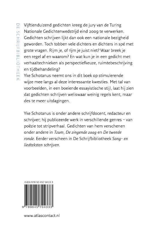 Achterkant van Dichten doe je zo