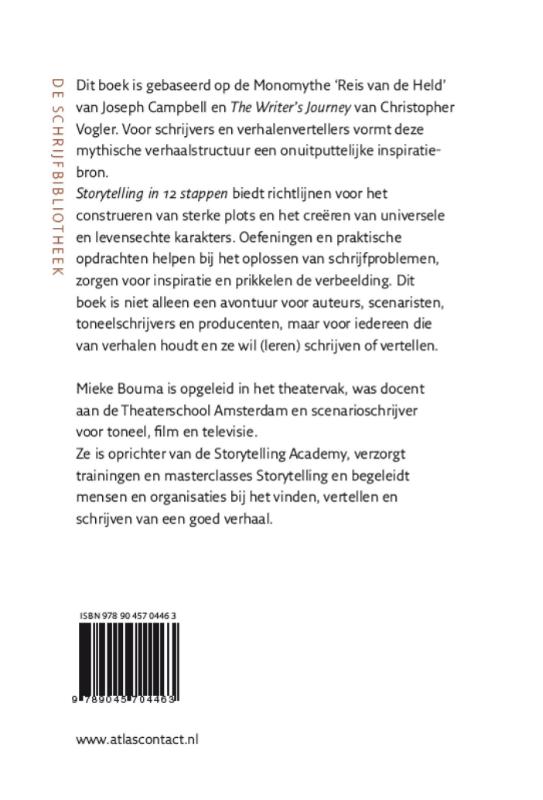 Achterkant van Storytelling in 12 stappen