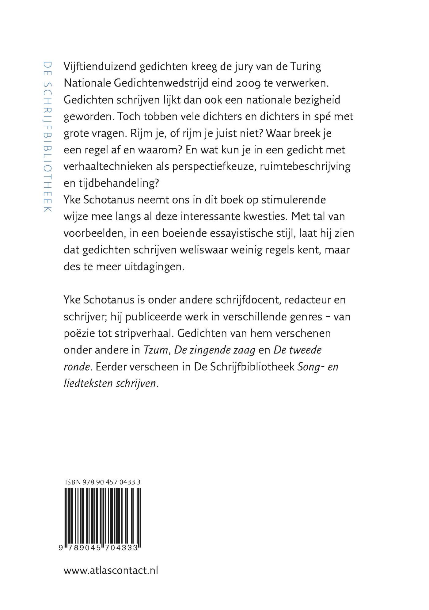 Achterkant van Dichten doe je zo