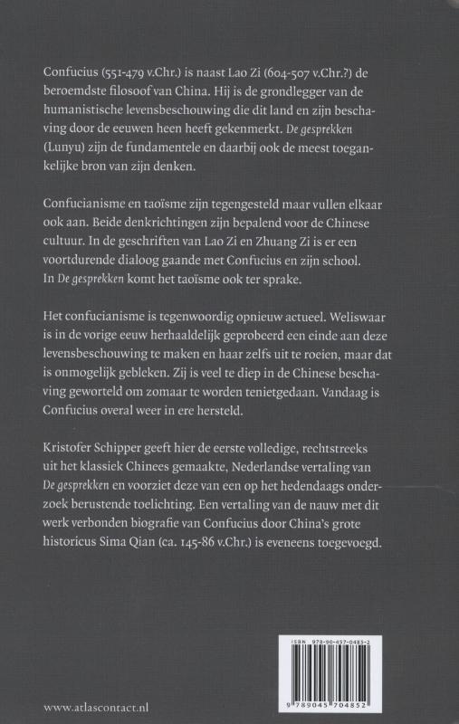 Achterkant van Confucius
