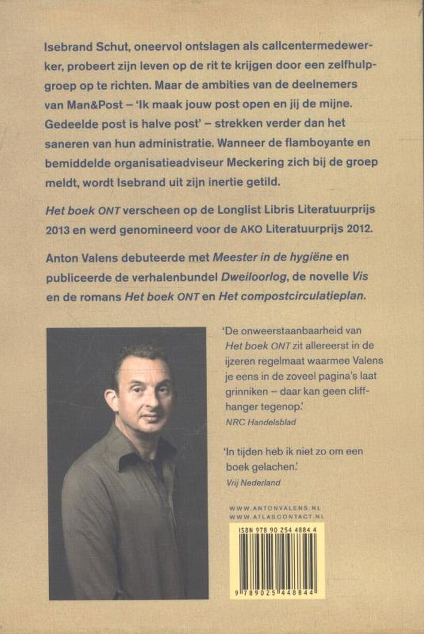 Achterkant van Het boek ont