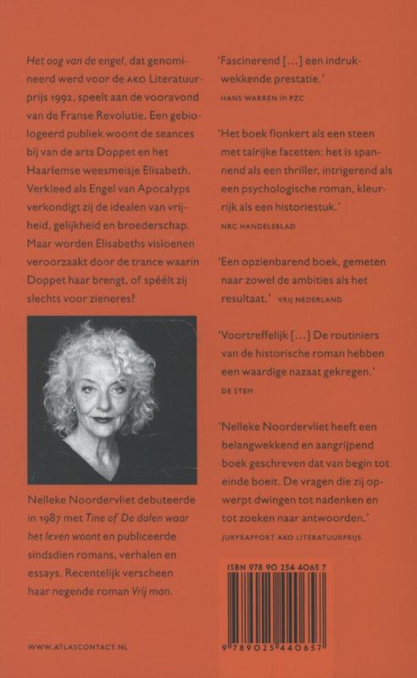 Achterkant van Het oog van de engel