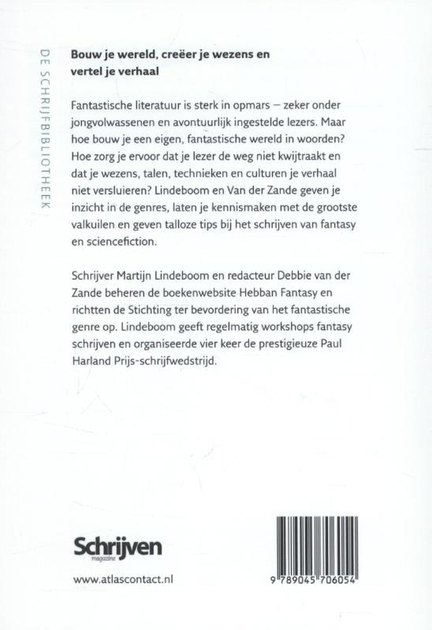 Achterkant van Hoe schrijf je fantasy en sciencefiction?