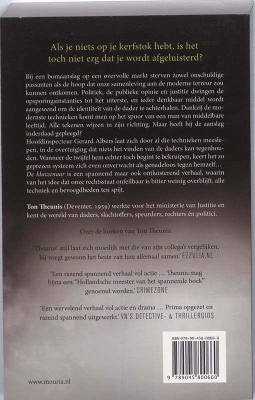 Achterkant van De kluizenaar