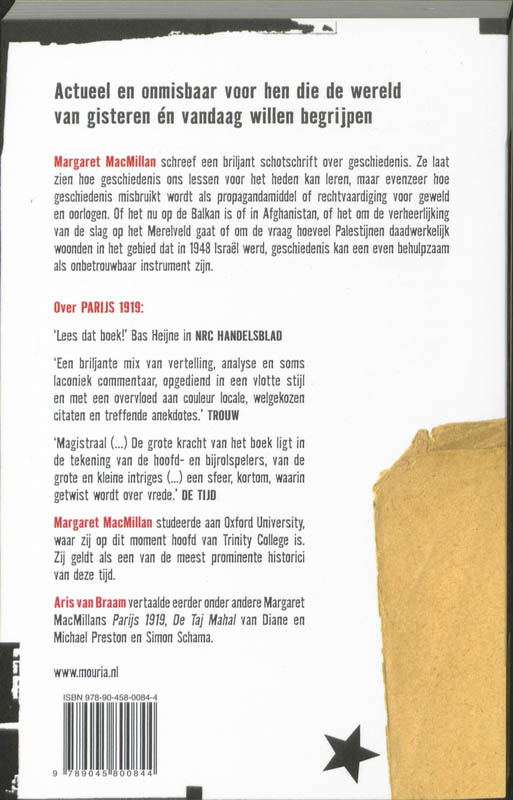Achterkant van Geschiedenis: gebruik en misbruik