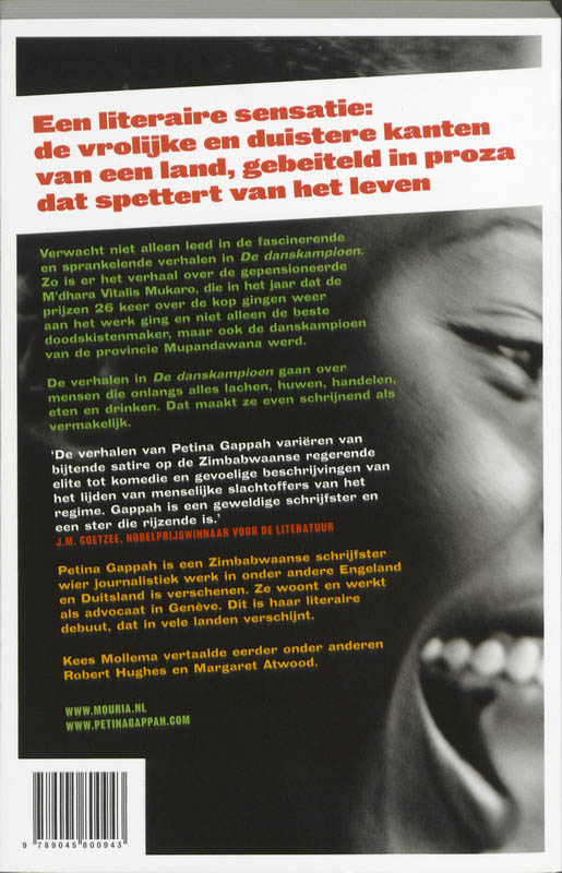 Achterkant van De danskampioen