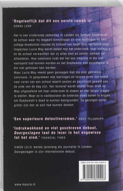 Achterkant van Doorgeslagen