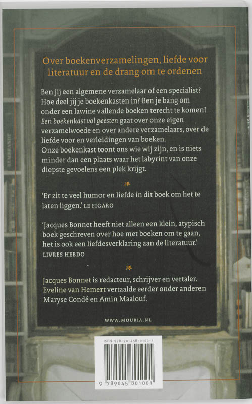 Achterkant van Een boekenkast vol geesten