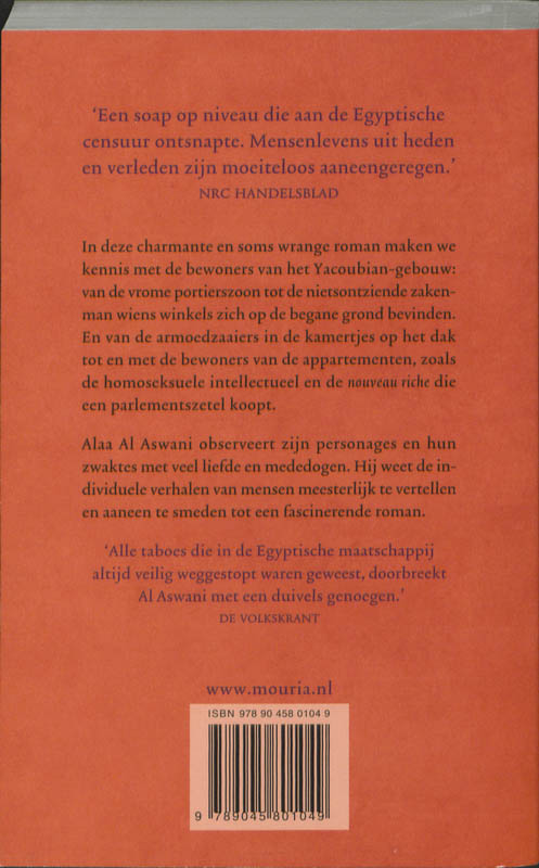 Achterkant van Het Yacoubian