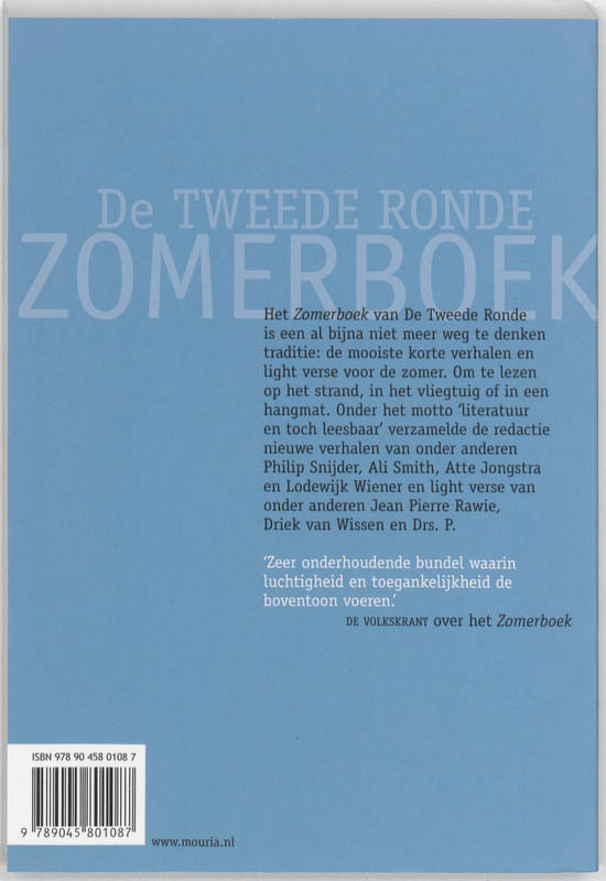 Achterkant van 2009