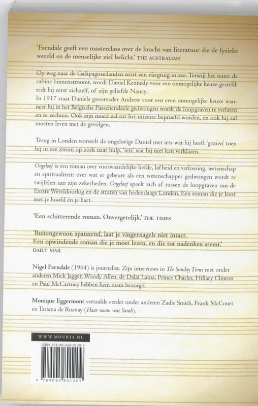 Achterkant van Ongeloof